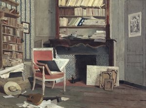 Interiør i studiet til doktor X